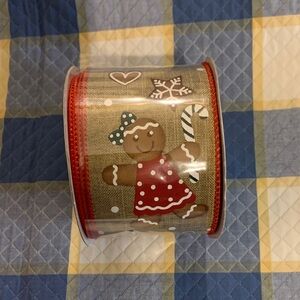 Charming Gingerbread Holiday Ribbon